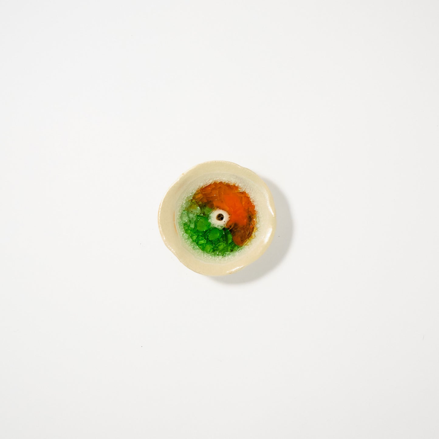 Clay and Glass Incense Burner