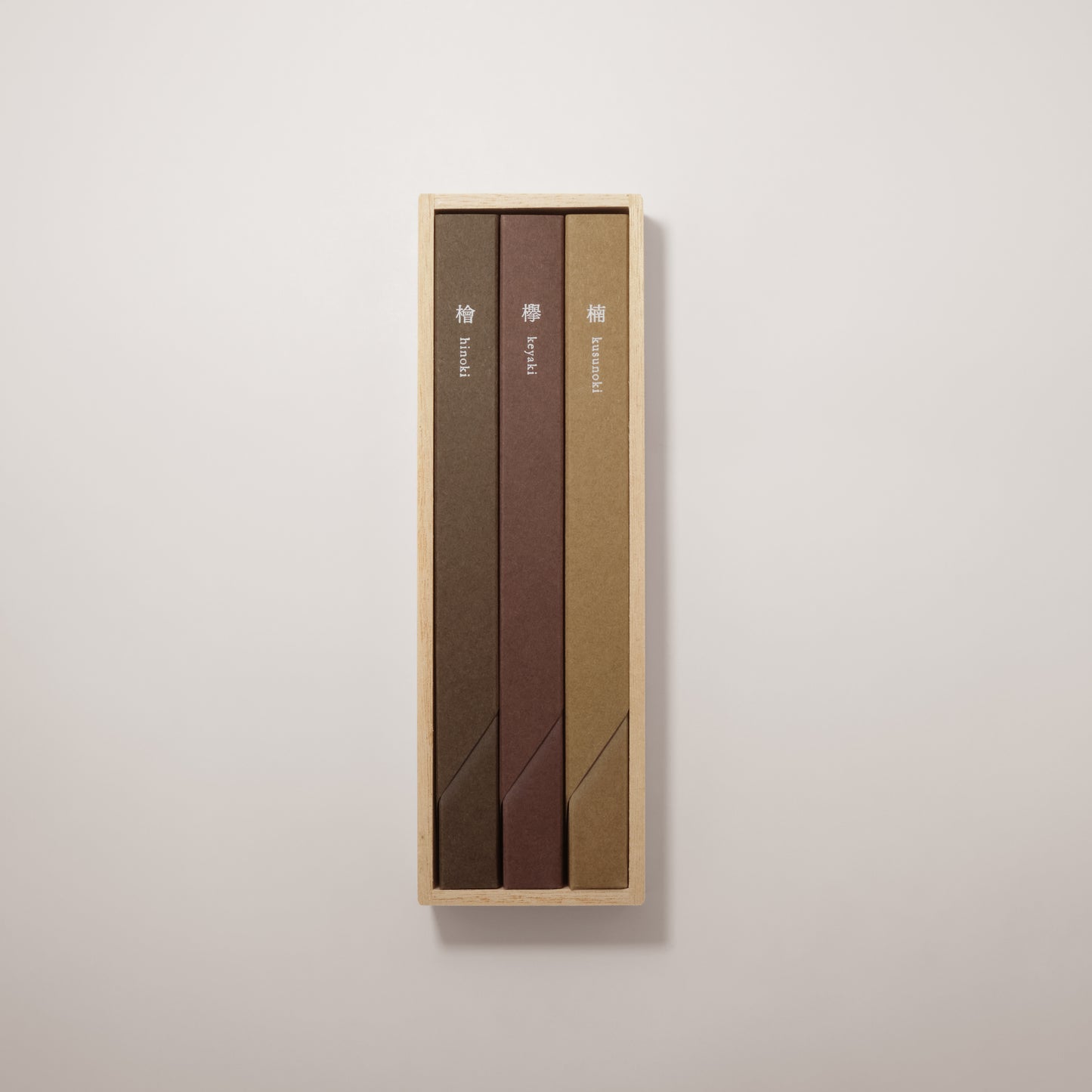 Waboku Set - Hinoki, Kusunoki, Keyaki